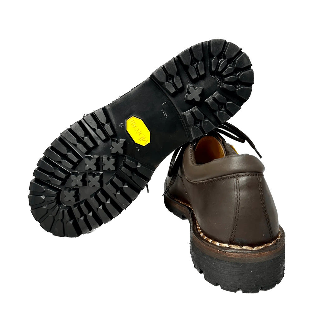 Scarpa da lavoro in pelle testa di moro gomma vibram