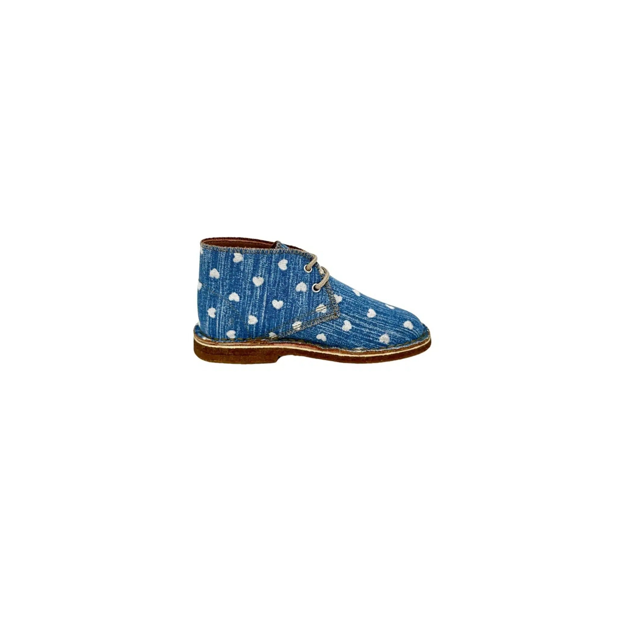 Junior – Polacchina artigianale Cuori celeste