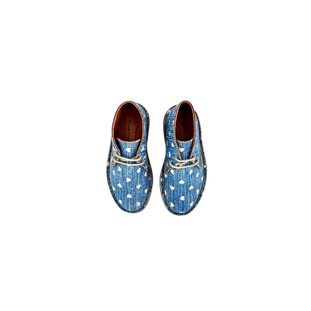 Junior – Polacchina artigianale Cuori celeste
