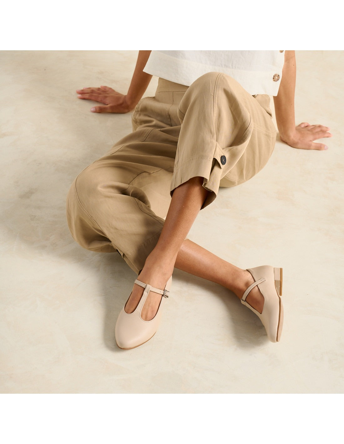 Mary Jane Scarpe da donna in pelle Marieta