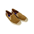 Espadrillas artigianali in camoscio e pelle Verbenas cuoio