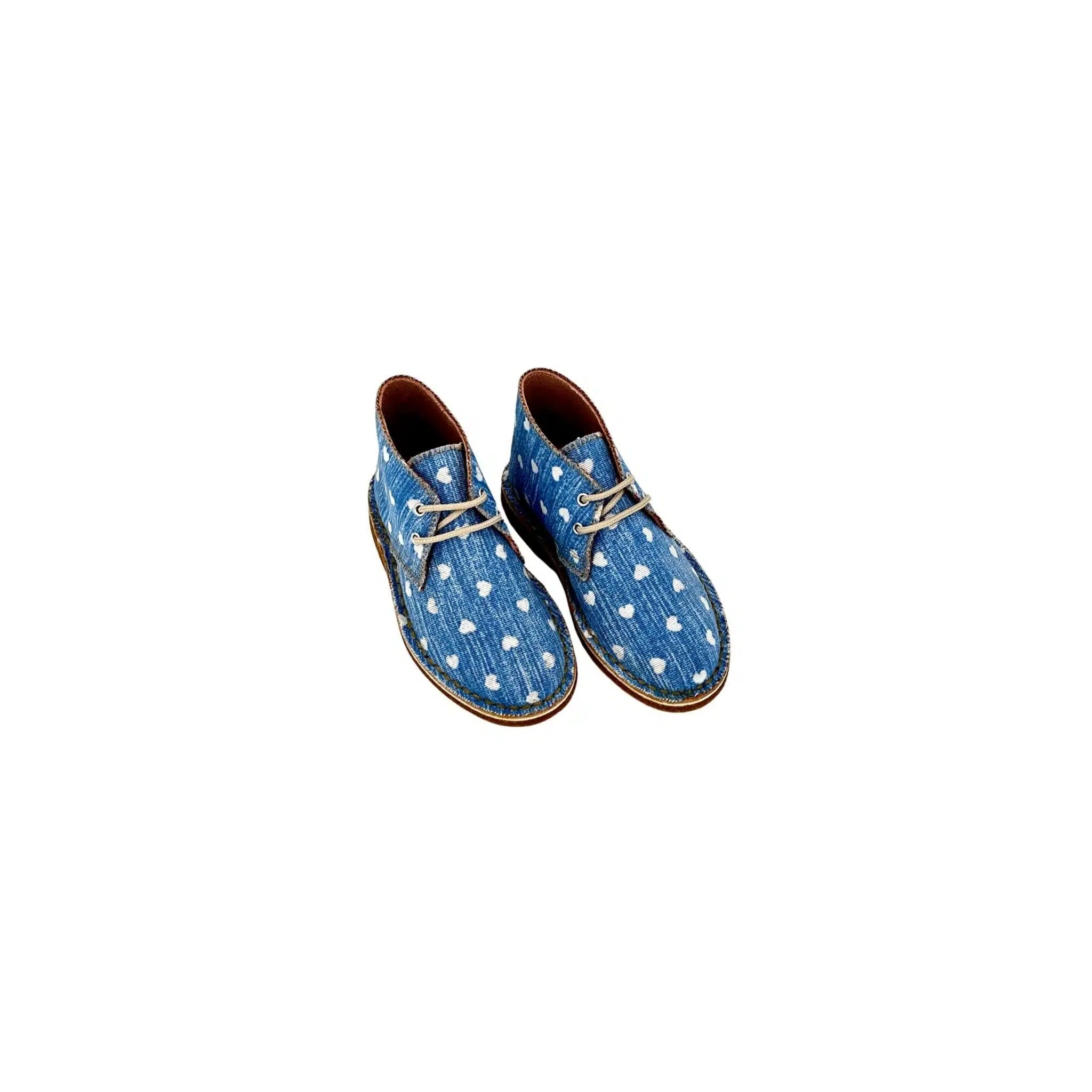 Junior – Polacchina artigianale Cuori celeste